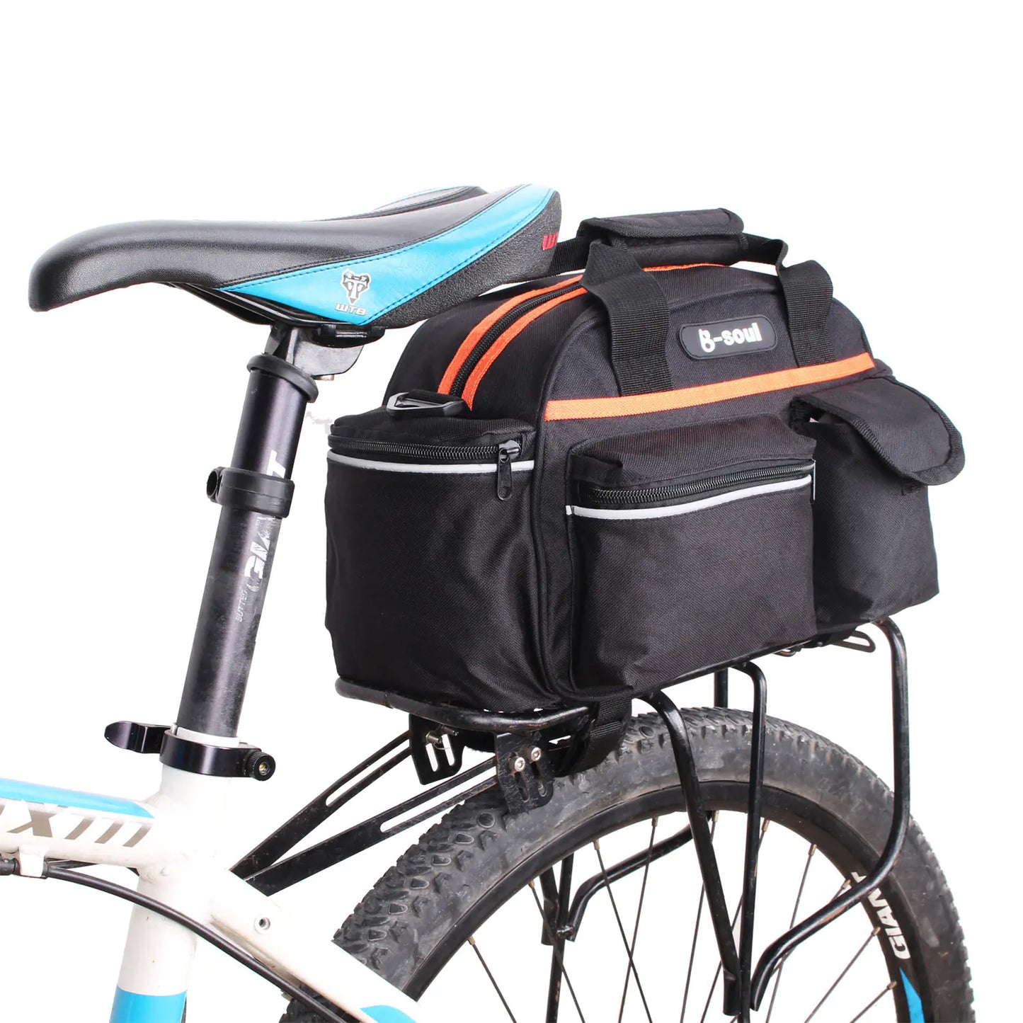Mountain Bike Cargo Rack Bag and Rear Seat Bag